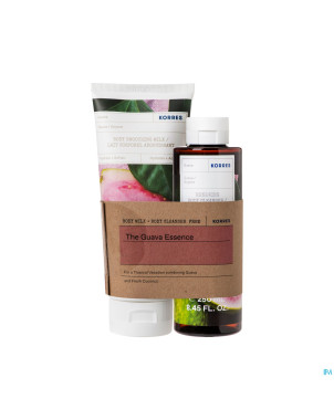 Korres kb lait & nettoyant corporel goyave gratuit