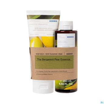 Korres kb lait&nett.corporel bergamote poire grat.