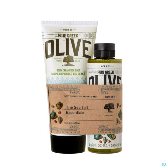 Korres kb creme&nett. corporel olive sel mer grat.