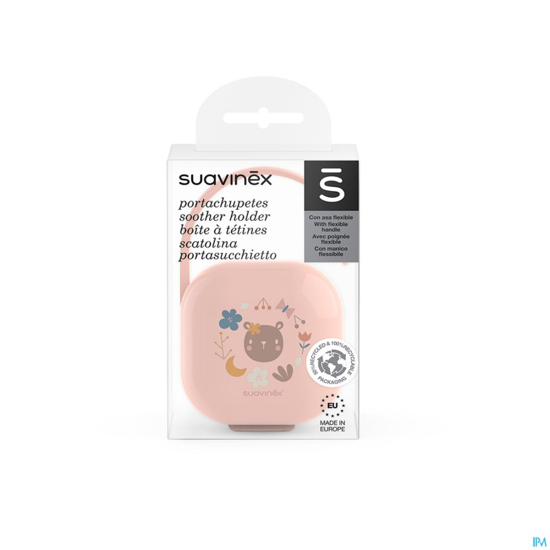 Suavinex forest boite sucette rose
