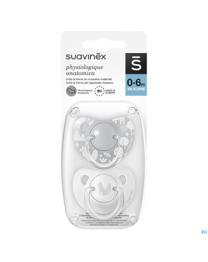Suavinex forest sucette silic phys 0-6m fox duo