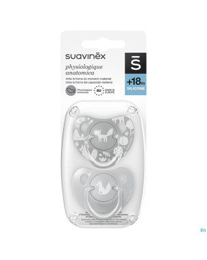 Suavinex forest sucette silic phys +18m fox duo
