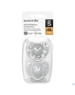 Suavinex forest sucette latex phys +18m fox duo