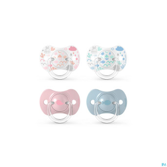 Suavinex memories sucette silic ana 0-6m blue duo