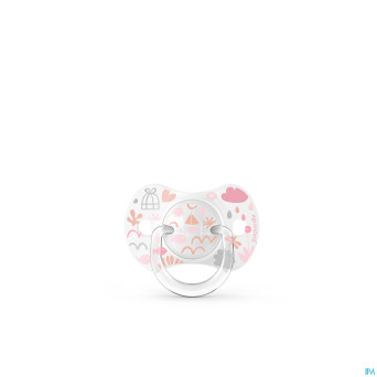 Suavinex memories sucette silic ana 0-6m pink duo