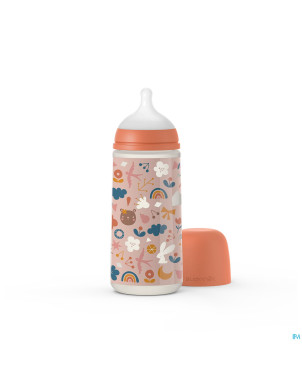 Suavinex forest biberon large 360ml orange