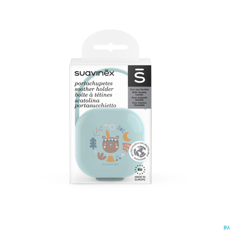 Suavinex forest boite sucette blue