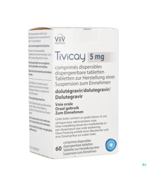Tivicay  5mg comp dispers.  60 x  5mg
