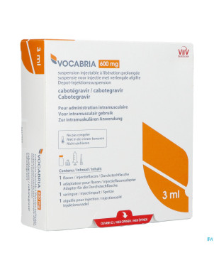 Vocabria 600mg susp inj lib.prol. fl 1 x 3ml