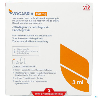 Vocabria 600mg susp inj lib.prol. fl 1 x 3ml