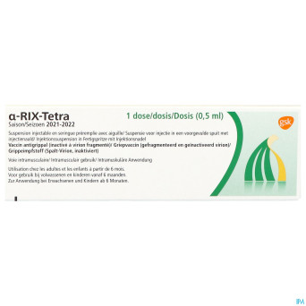 Alpharix tetra susp inj ser preremplie 0,5 ml 2021