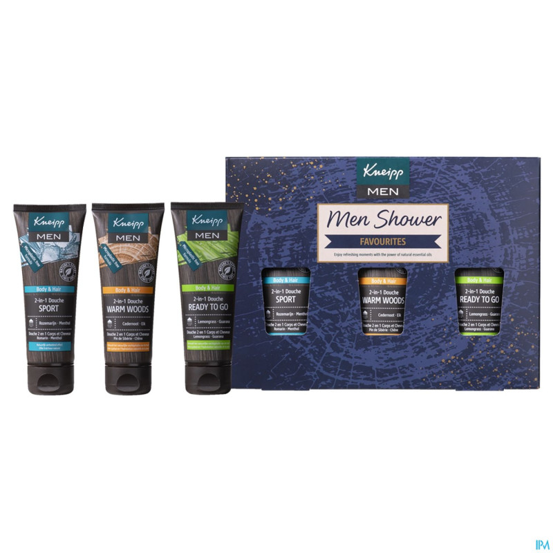 Kneipp coffret homme douche favorites