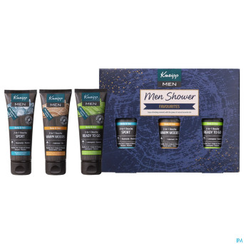 Kneipp coffret homme douche favorites