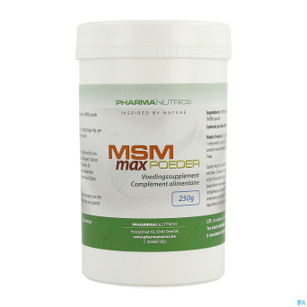 Msm max pdr 250g    pharmanutrics