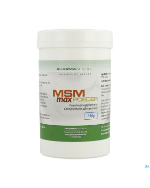 Msm max pdr 250g    pharmanutrics