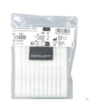 Donjoy strapping blanc pouce