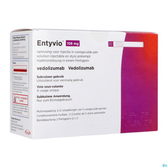 Entyvio 108mg sol inj stylo preremplie  2