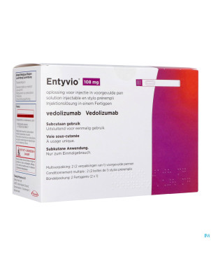 Entyvio 108mg sol inj stylo preremplie  2