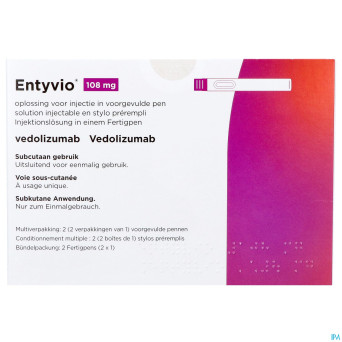 Entyvio 108mg sol inj stylo preremplie  2