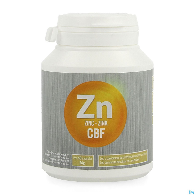 Zinc cbf    caps 60