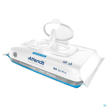 Attends care wet wipes 80