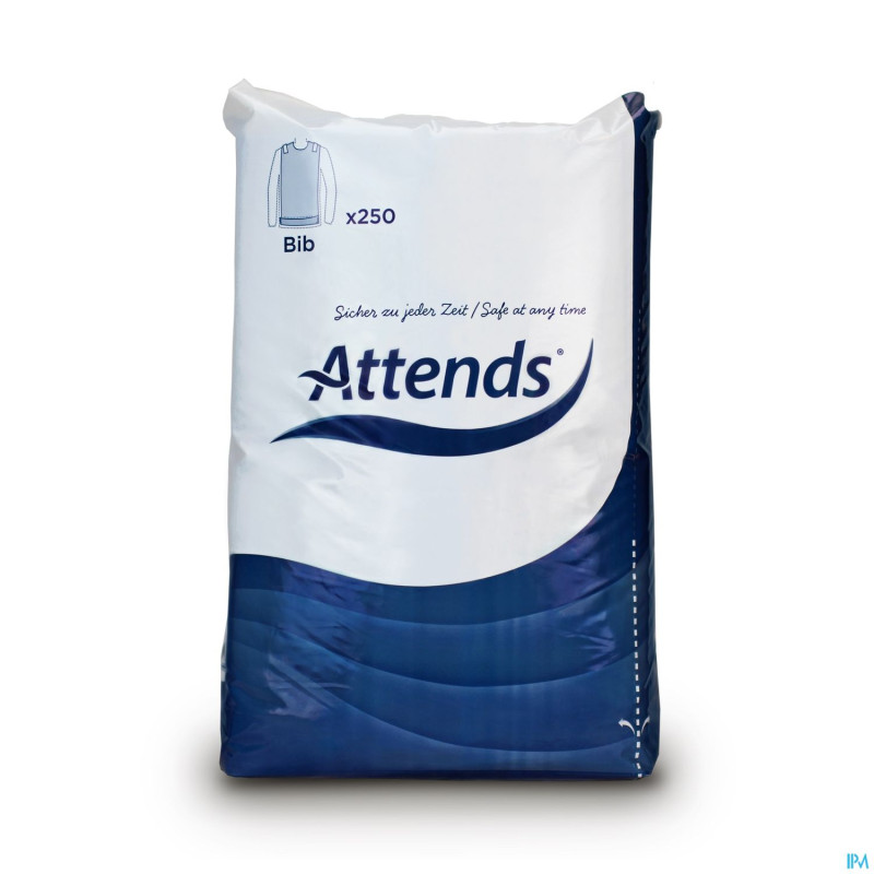 Attends disposable bib 250