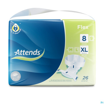Attends flex 8 extra large 26