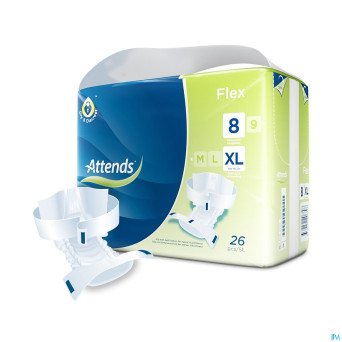 Attends flex 8 extra large 26