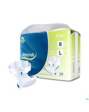 Attends flex 8 large 28