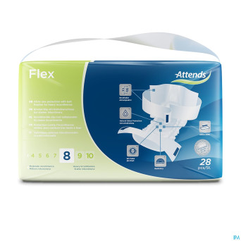 Attends flex 8 small 28