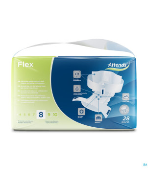 Attends flex 8 small 28