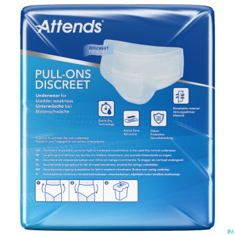 Attends pull-on plus 3 discrete l 10