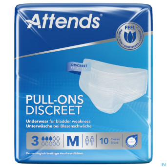 Attends pull-on plus 3 discrete m 12