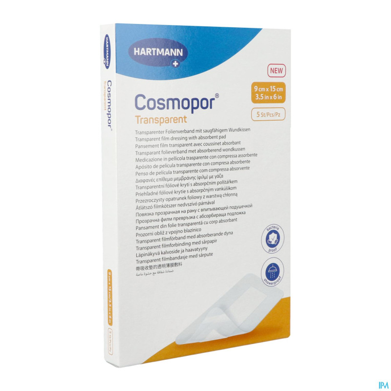 Cosmopor transparent 9x15cm 5