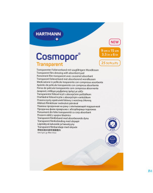 Cosmopor transparent 9cmx15cm 25 9010551
