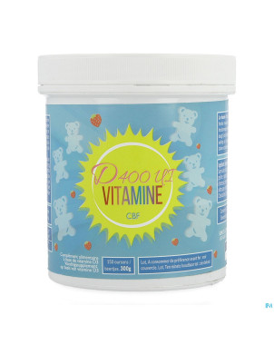 Vitamine d cbf 400ui ourson fraise  150