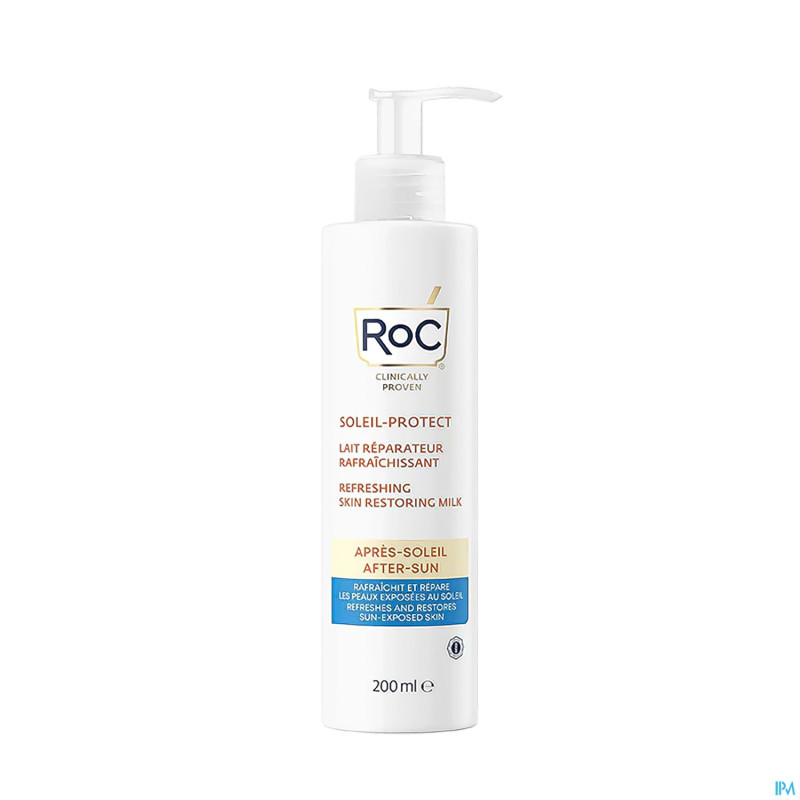 Roc sol protect refresh.skin milk a/sun   fl 200ml