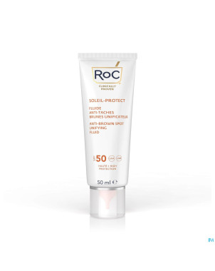 Roc sol protect a/brown spot unif.fl. ip50 tb 50ml