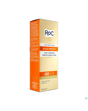 Roc sol protect a/wrinkle smooth.fluid ip50 tb50ml