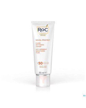 Roc sol protect a/wrinkle smooth.fluid ip50 tb50ml