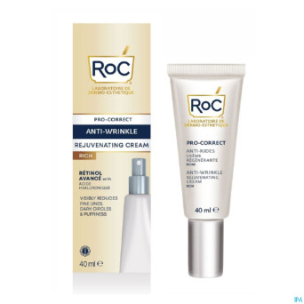Roc pro correct a/wrinkle rejuv.cream rich fl 40ml