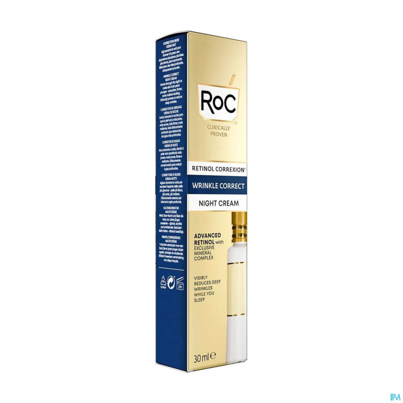 Roc retinol correx. wrinkle night cream   fl  30ml