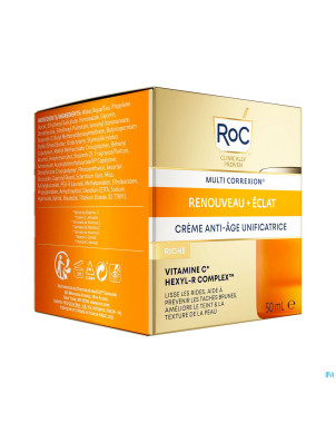 Roc multi correx.revive+glow a/age cr rich pot50ml