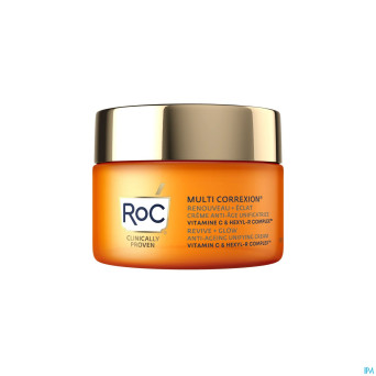 Roc multi correx.revive+glow a/age cr rich pot50ml
