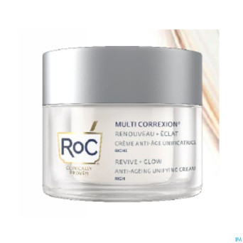 Roc multi correx.revive+glow a/age cr rich pot50ml