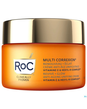 Roc multi correx.revive+glow a/age cr rich pot50ml