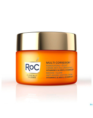 Roc multi correx.revive+glow a/age cr rich pot50ml