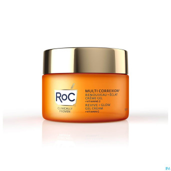 Roc multi correx.revive+glow gel cream   pot  50ml