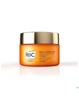 Roc multi correx.revive+glow gel cream   pot  50ml