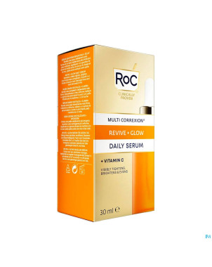 Roc multi correx.revive+glow daily serum  fl  30ml